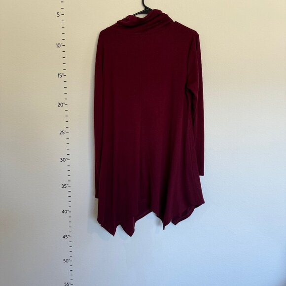 XL Bulotus Burgundy CowlNeck Sweater - Picture 6 of 6